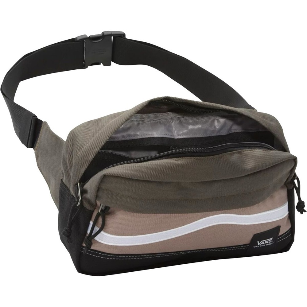 Vans Construct Crossbody Bag Fannie Pack - Army Green, White, Black - NWOT